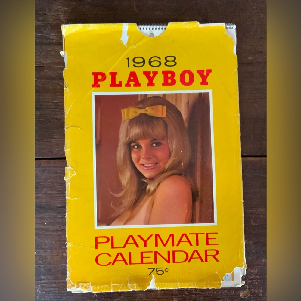 Vintage 1968 Playboy Playmate Calendar